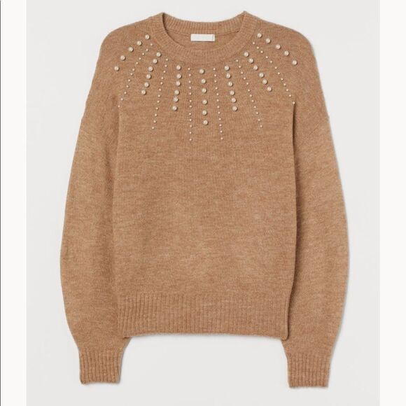H&m | Sweater With Beads - Picture 1 of 6